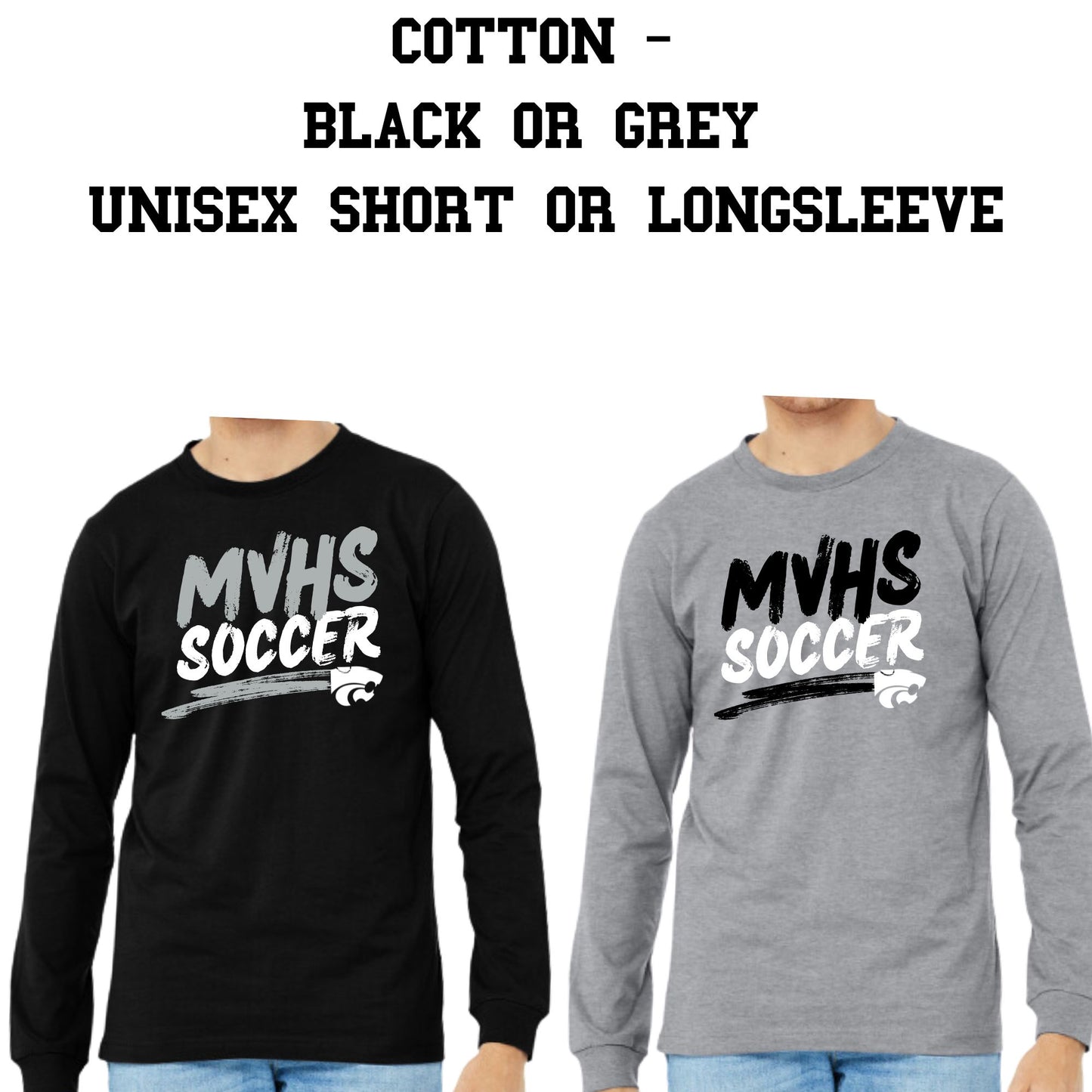 Mountain View Soccer Design #6 Cotton T-shirt, Dri-Fit T-Shirt, or Longsleeve
