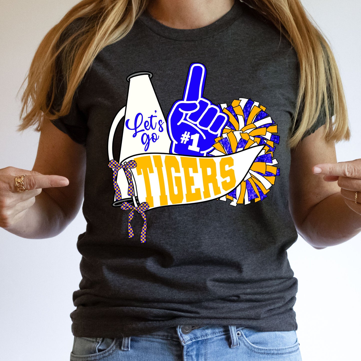 MARANA TIGERS Cheer #2 Design Women's Cut or Unisex T-Shirt, Hoodie, Crewneck Sweatshirt or Tanktop