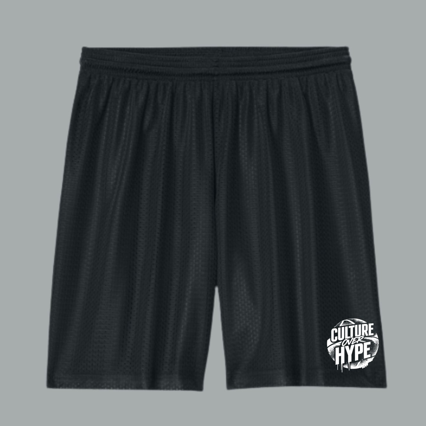 Culture Over Hype Sport-tek Mesh Practice Shorts Youth, or Men's