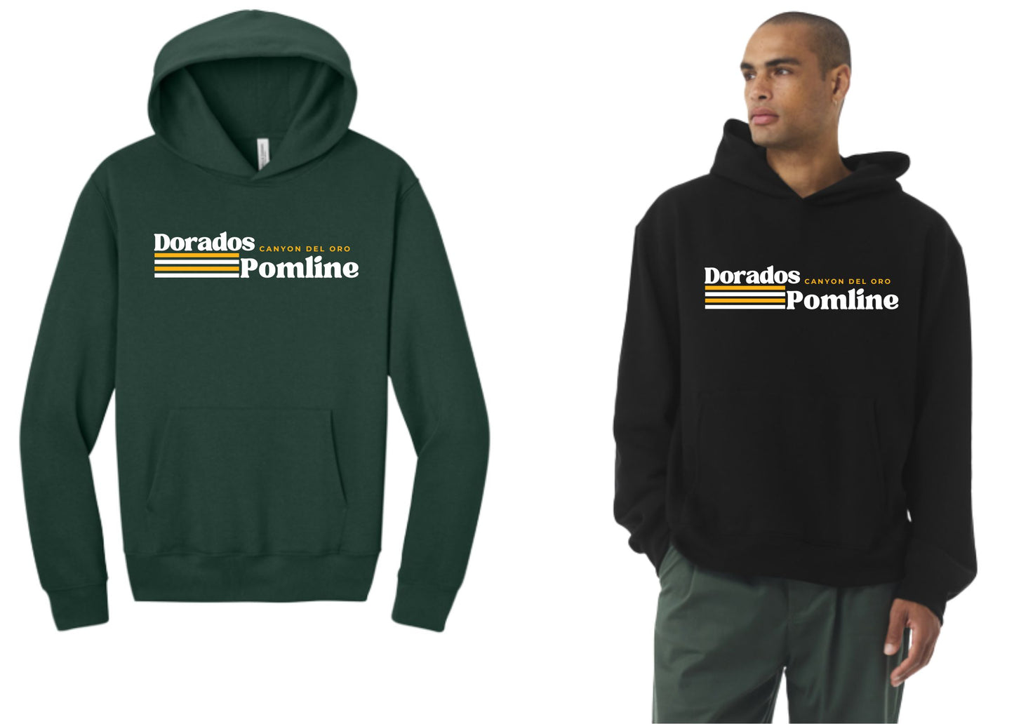 Canyon Del Oro Dorados Pomline #2 Design Bella Canvas Hoodie or Crewneck Sweatshirts