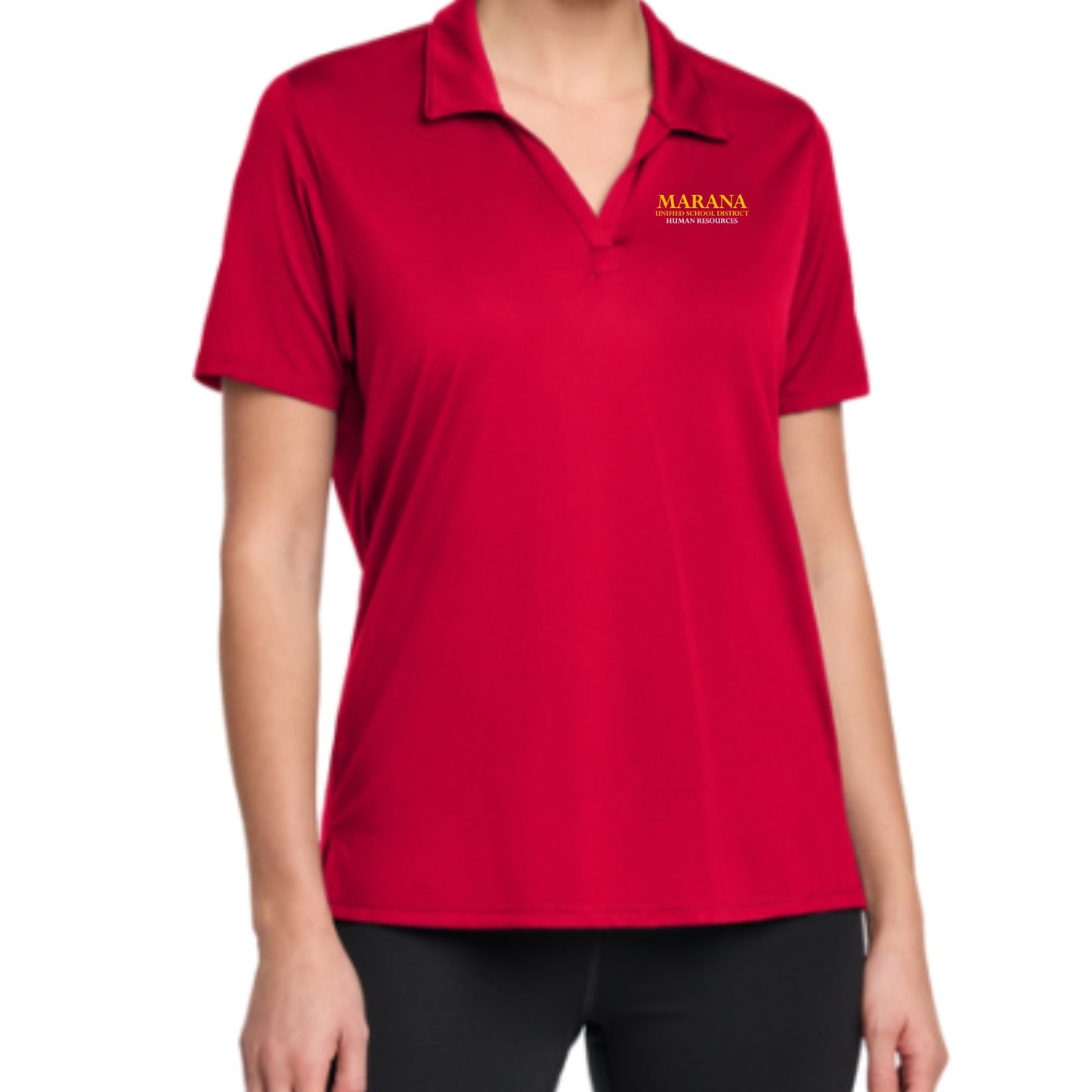 MUSD Human Resources Pink Polo Men's or Women's Cut in Blue, Grey, Black, or Navy