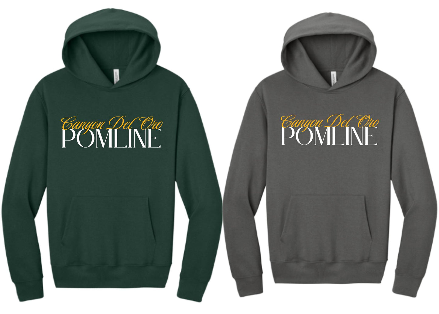 Canyon Del Oro Dorados Pomline #3 Design Bella Canvas Hoodie or Crewneck Sweatshirts