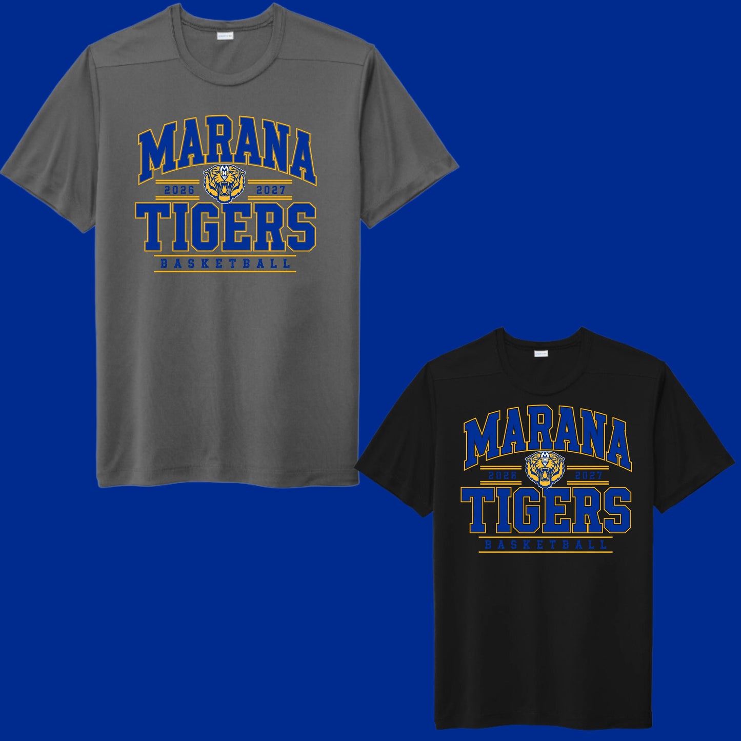 Marana Tigers Basketball Unisex & Women's Cotton or Unisex Dri-Fit T-shirt Design #2