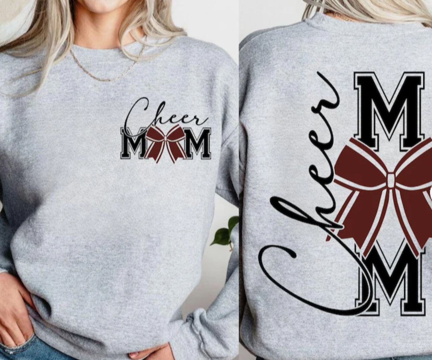 Walden Grove Cheer Custom Mom Cotton T-Shirt, Crewneck, or Hoodie Women's or Unisex Adult Sizes