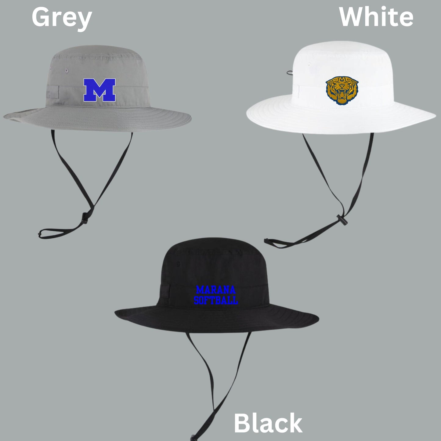Marana Tigers Softball Embroidered Bucket Hat