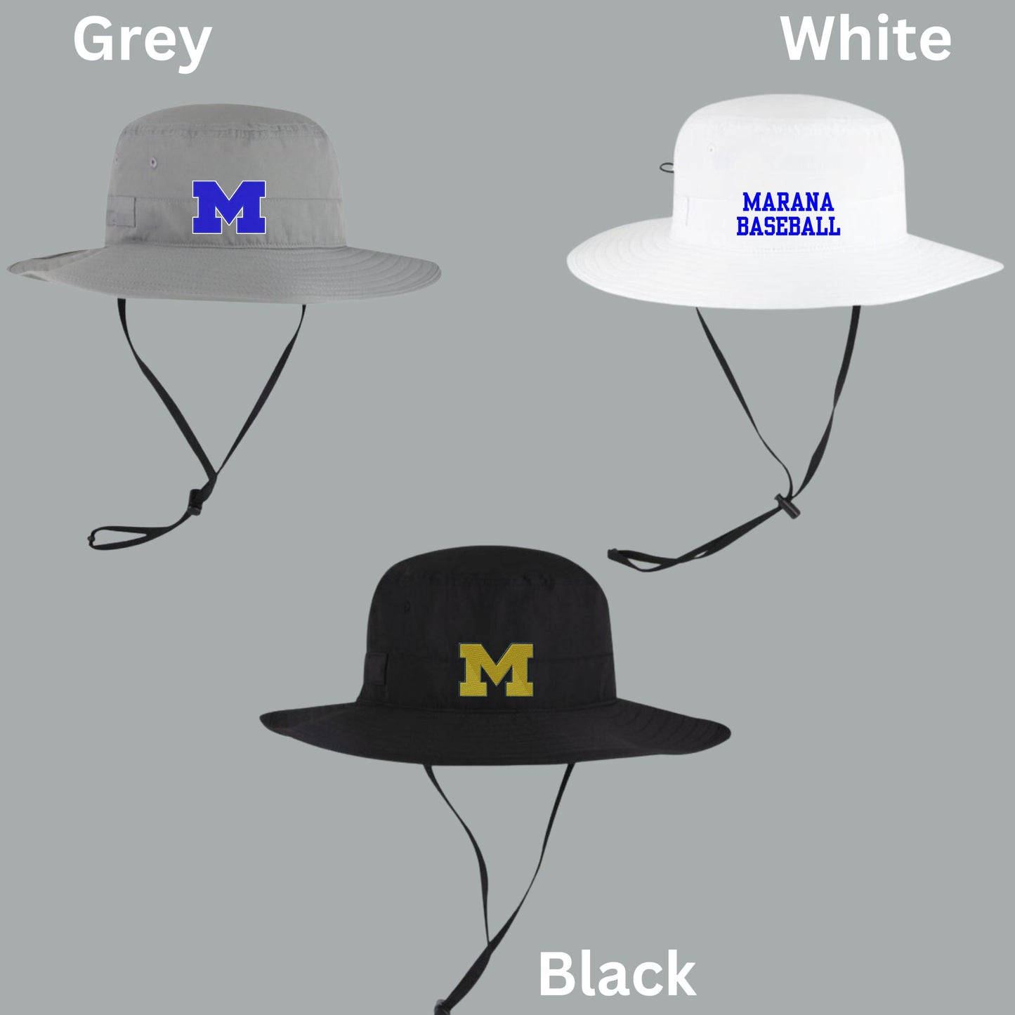 Marana Tigers Baseball Embroidered Bucket Hat