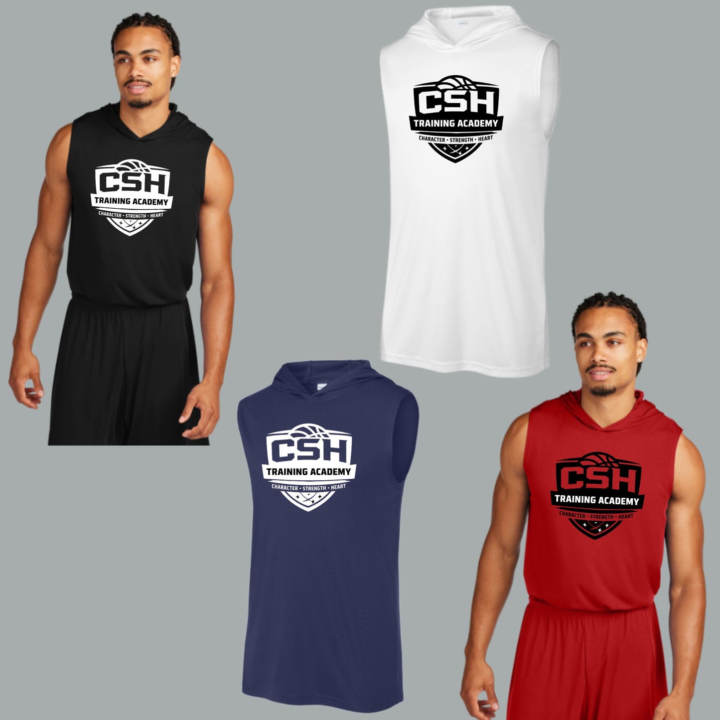 CSH Training Academy Dri-Fit UV 50 Men's Sleeveless Hoodie