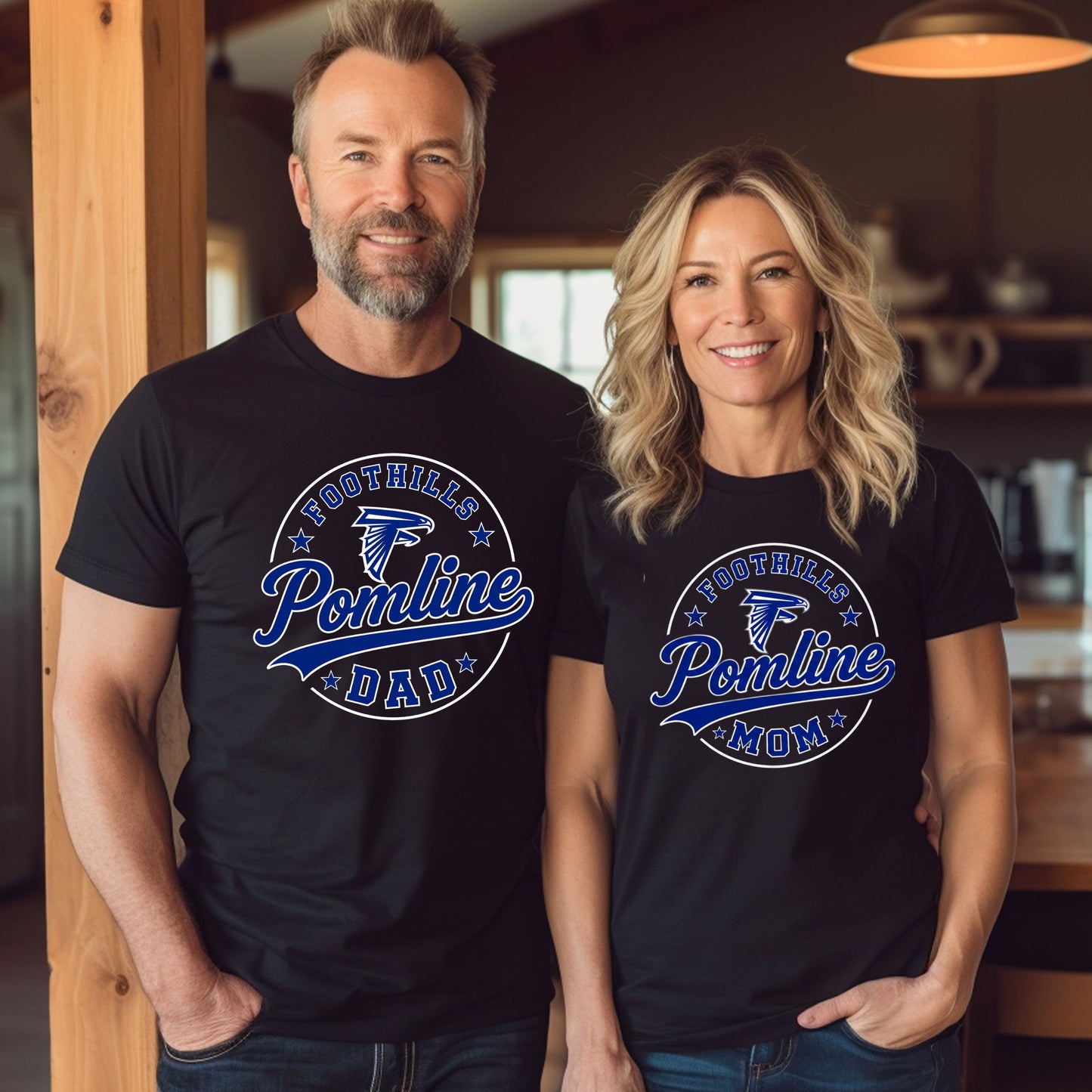 Catalina Foothills Pomline Design #2 Mom or Dad, etc. Bella Canvas Women's or Unisex T-shirt, Tanktop, Crewneck Sweatshirt, or Hoodie in Black