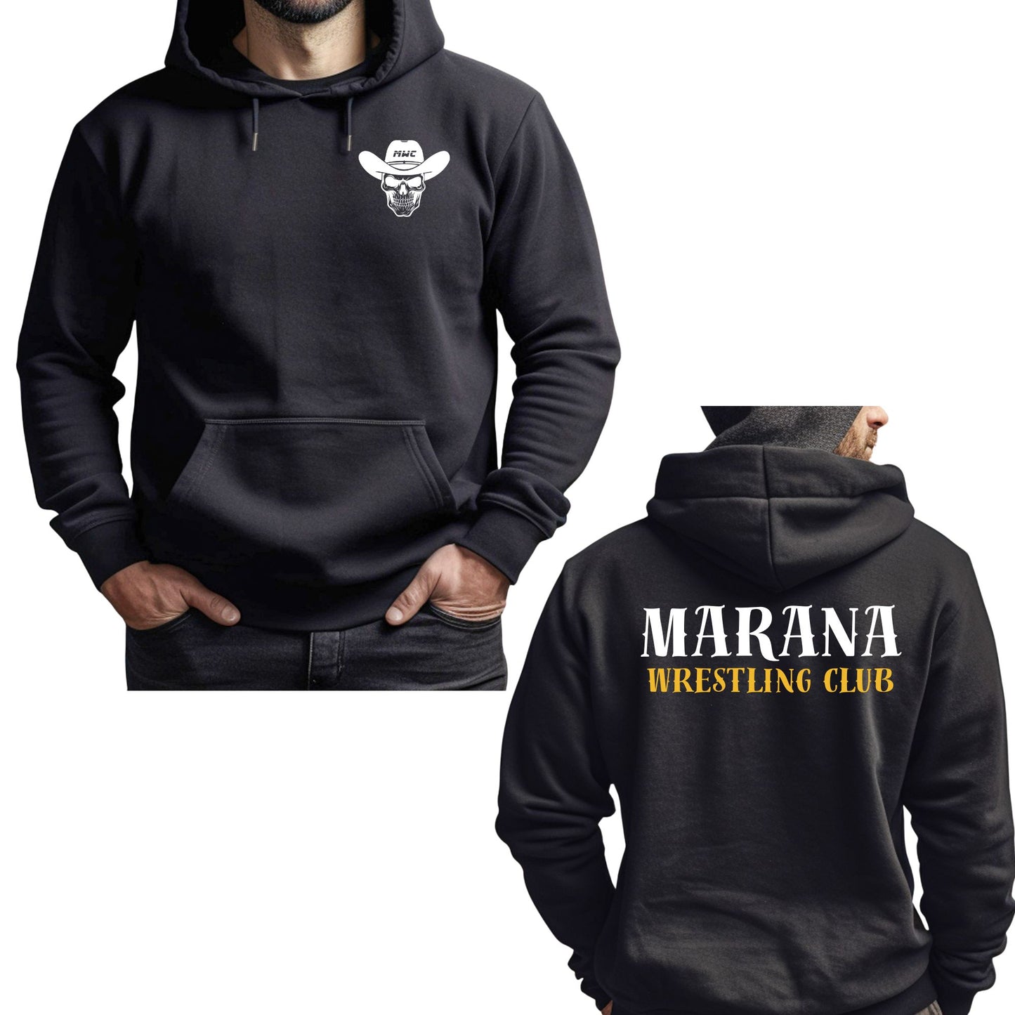Marana Tigers Wrestling Design #4 Crewneck Sweatshirt or Hoodie Unisex and Youth