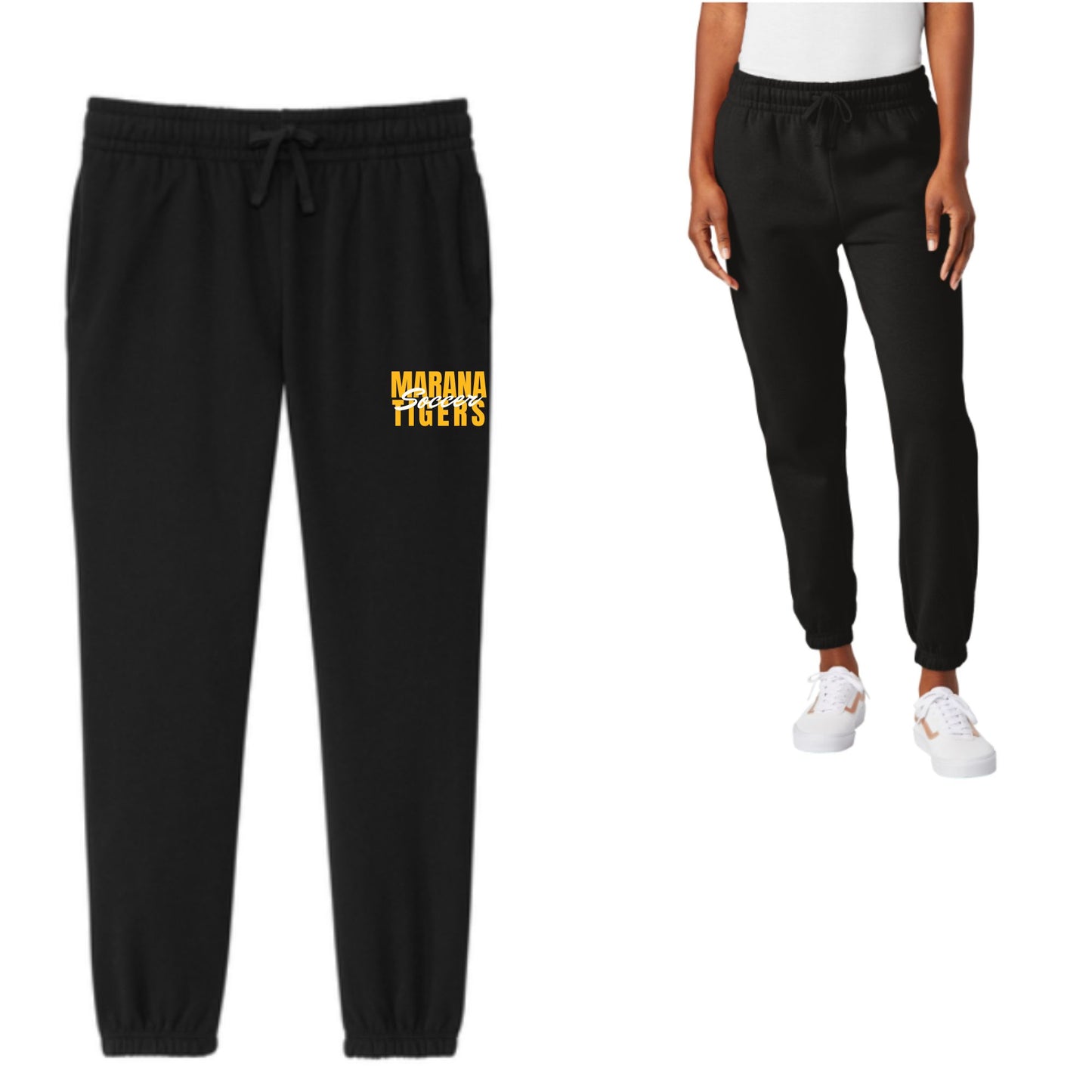 Marana Girls Soccer Jogger Sweatpants Black