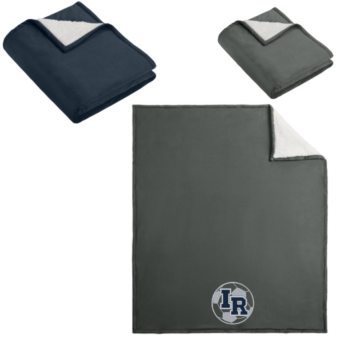 Ironwood Ridge Soccer Embroidered Blanket