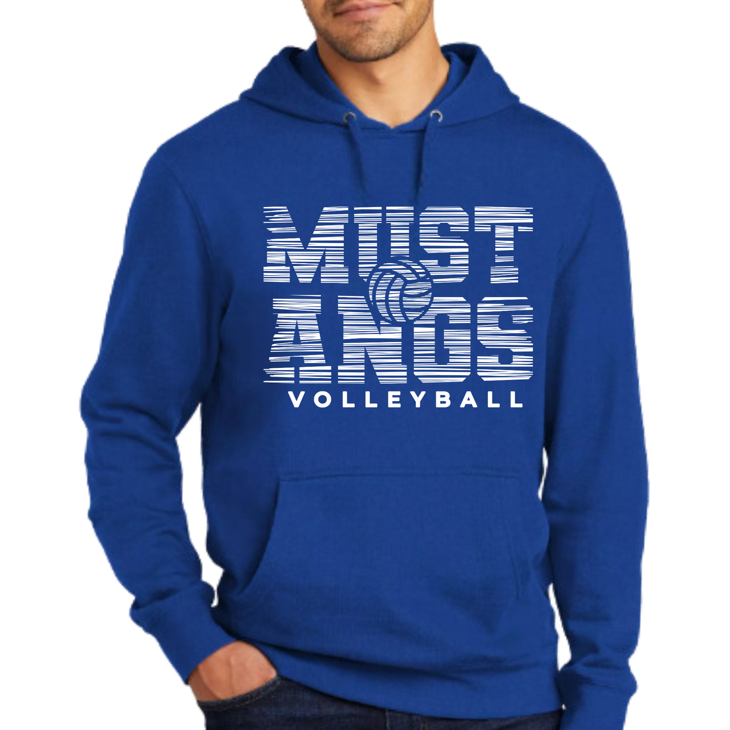 Sahuarita Mustangs Volleyball Unisex Hoodie or Crewneck Sweatshirt in choice of 4 designs