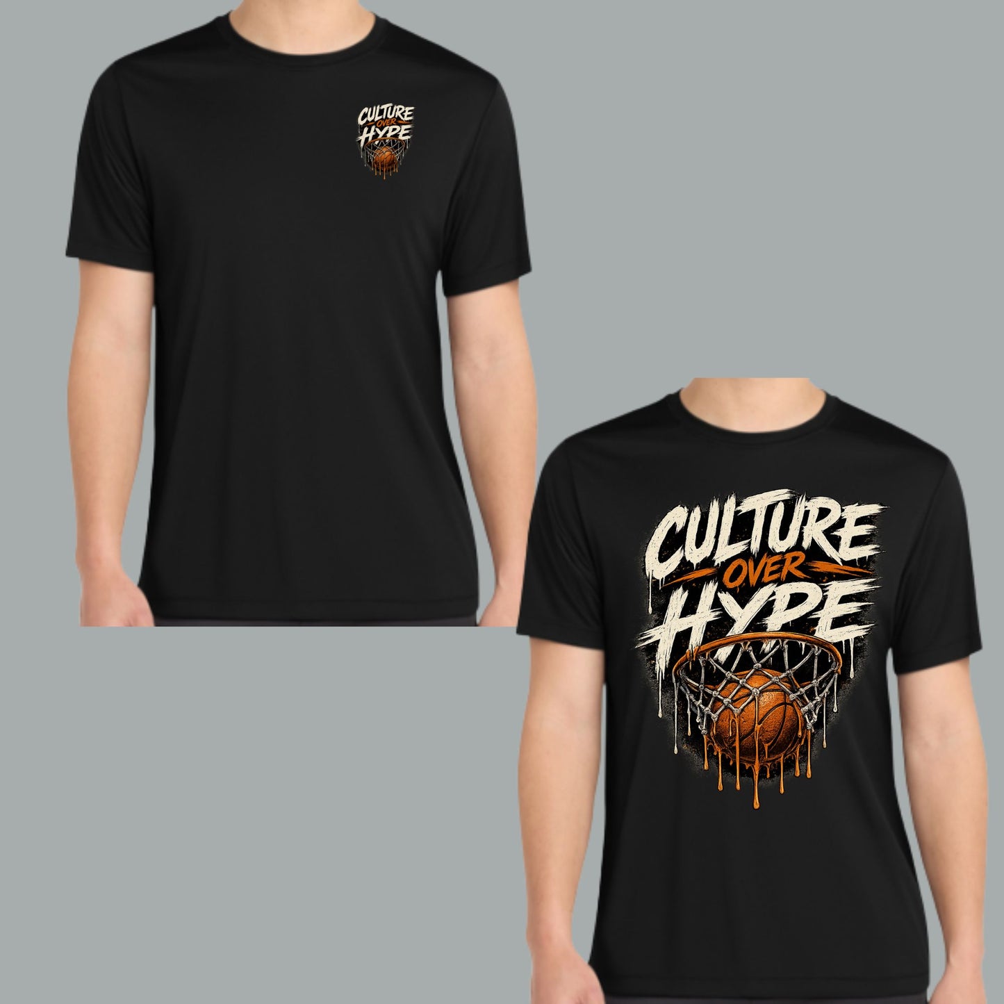 Culture Over Hype Drip Bella Canvas Cotton T-shirt Youth, Women's Cut or Unisex