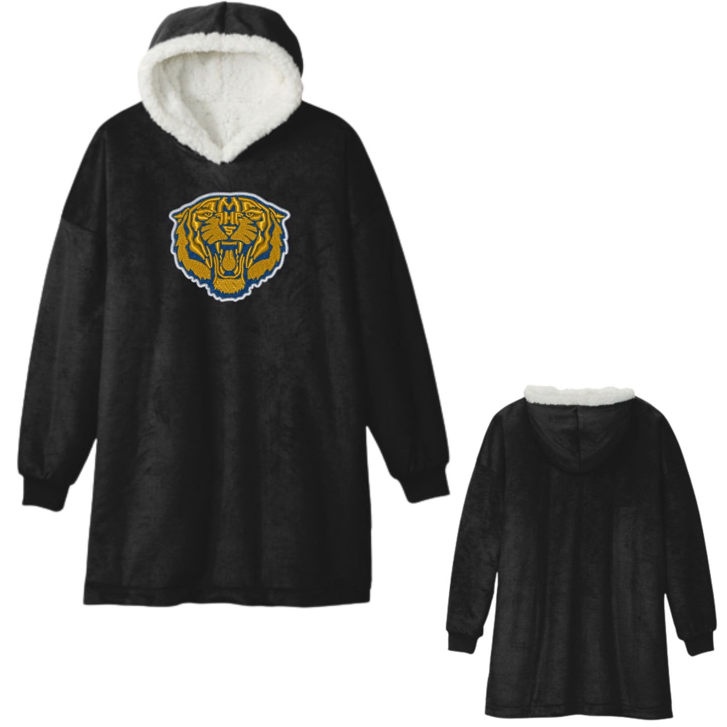 Marana Tigers Cheer Snuggie Pullover Plush Hoodie Blanket Choose your Design