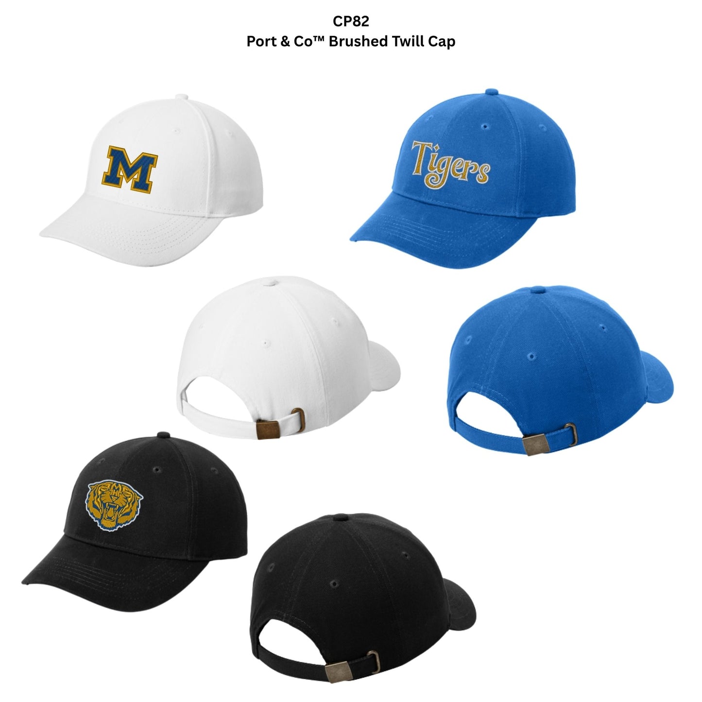 Marana Tigers Soccer Embroidered Brushed Twill DAD Cap