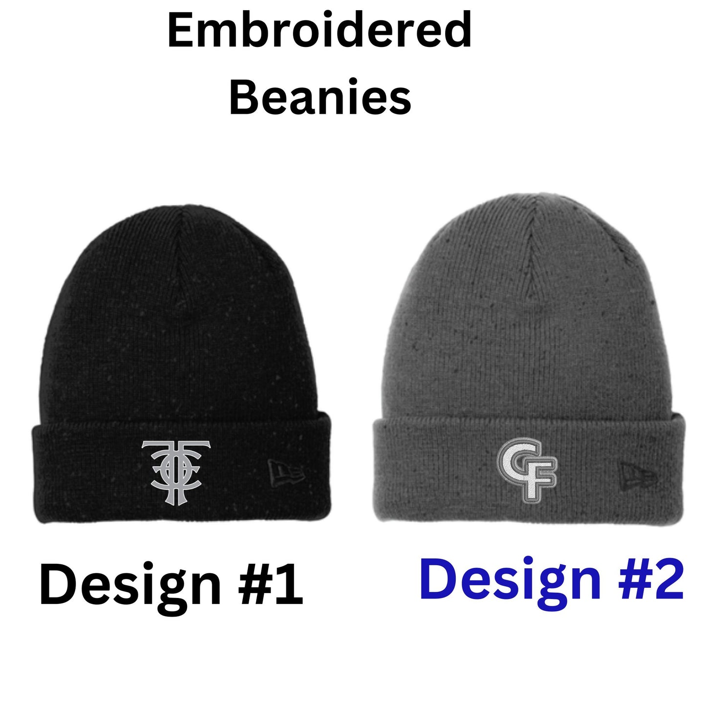 Catalina Foothills Soccer Embroidered New Era Speckled Cuffed Beanie