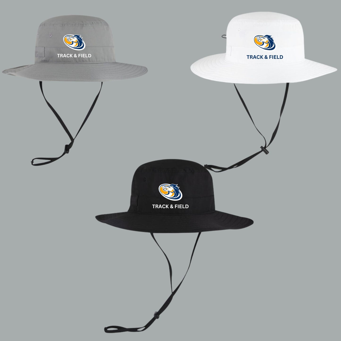 Sahuarita Mustangs Track & Field Embroidered Bucket Hat