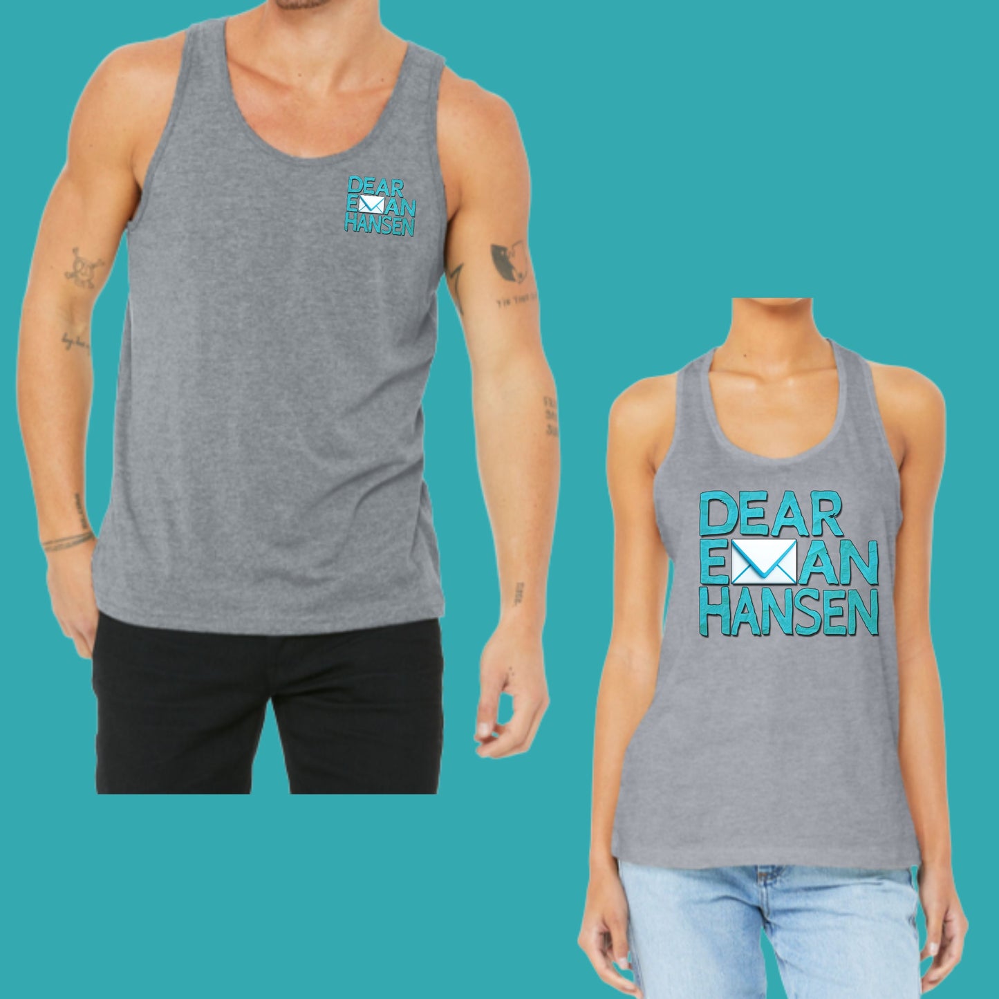 Arts Express Dear Evan Hansen Black Women's or Men's Tank