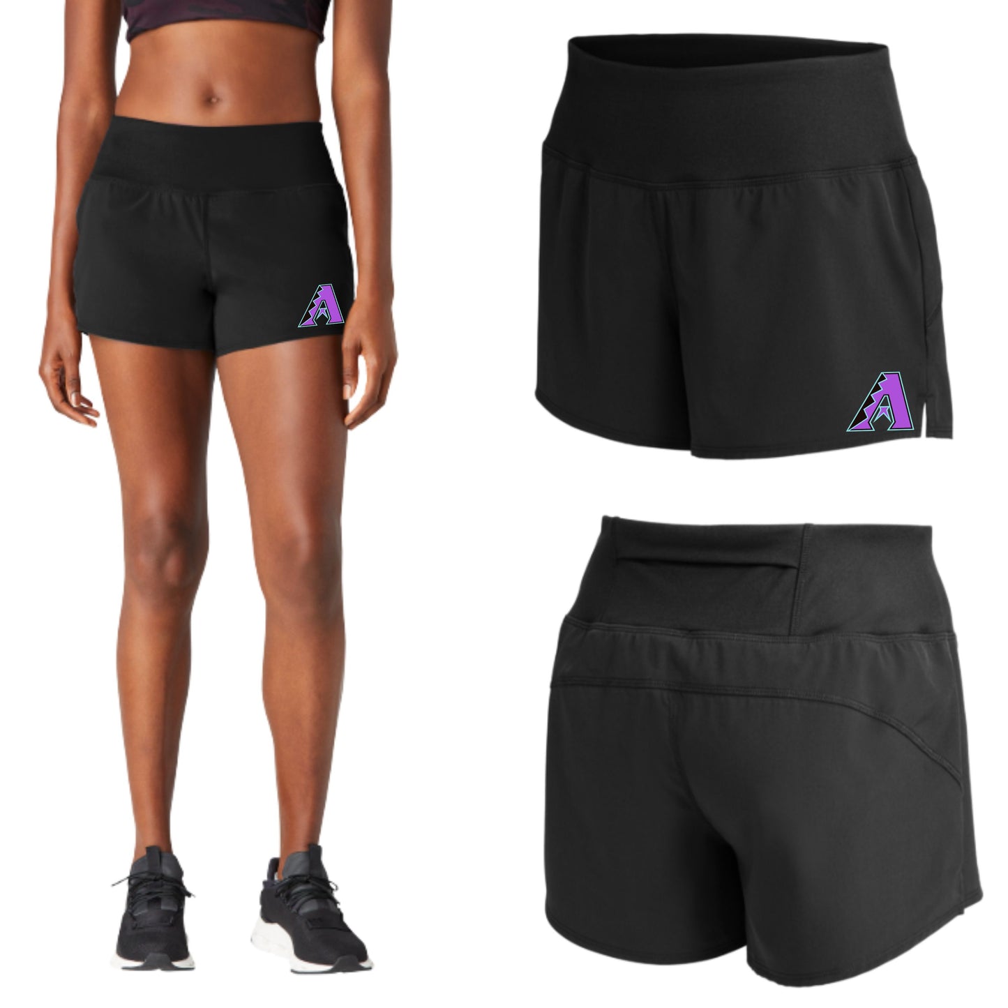 Thornydale Little League Coaches Pitch Softball Lulu Dupe Shorts in Black