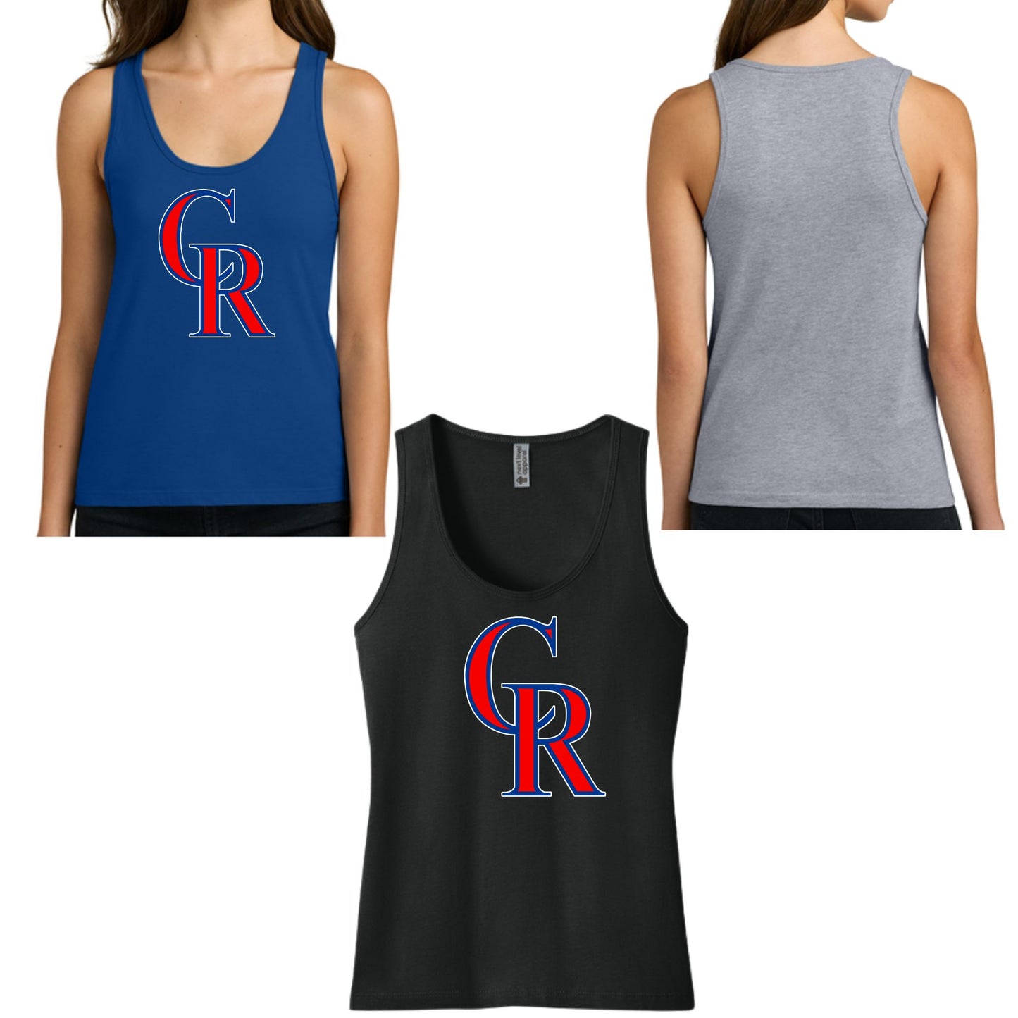 Continental Ranch Little League Next Level Women's Tank Top CR Logo