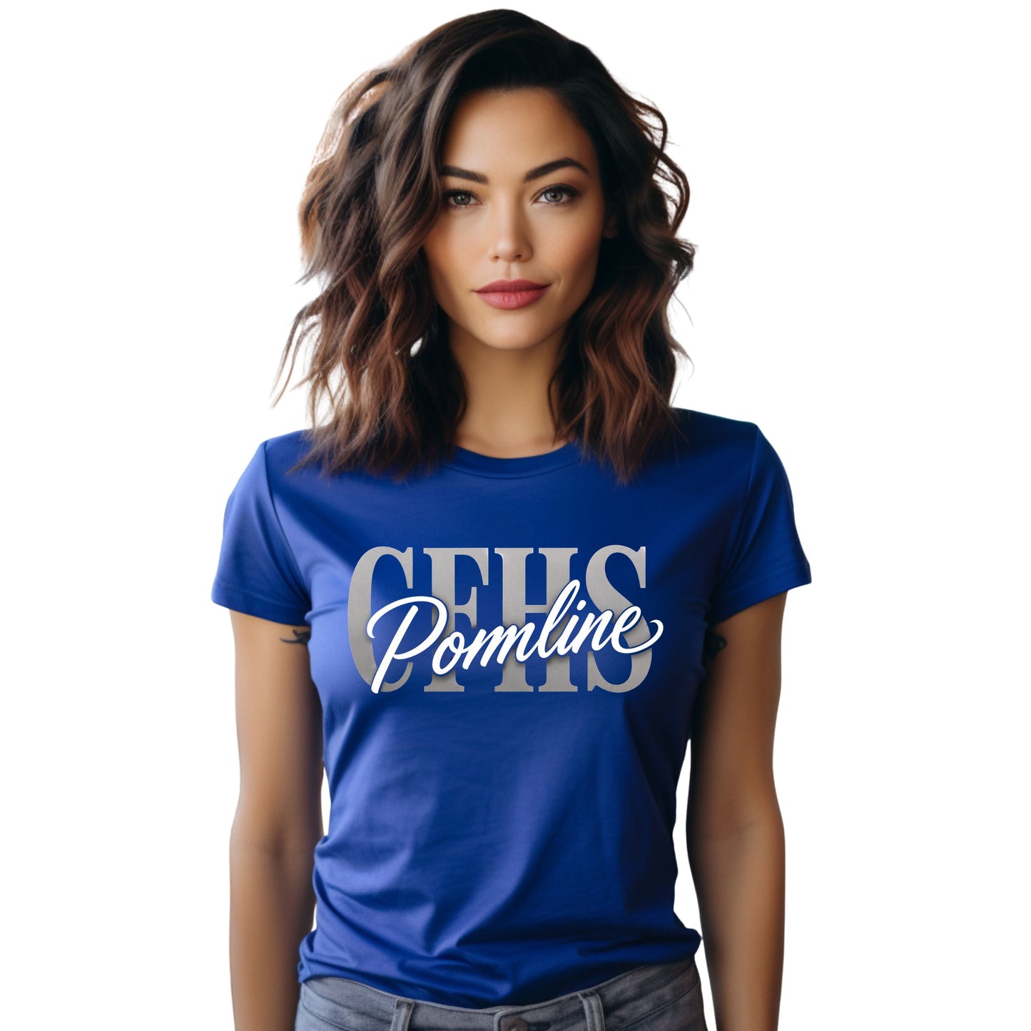 Catalina Foothills Pomline Design #4 Bella Canvas Women's or Unisex T-shirt, Tanktop, Crewneck Sweatshirt, or Hoodie in Black or Blue