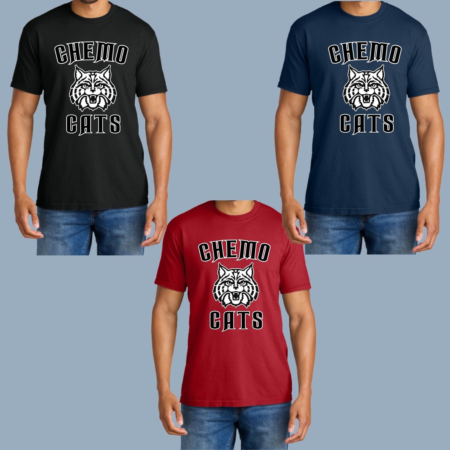 CHEMO CATS Design Comfort Colors Heavyweight Unisex T-Shirt