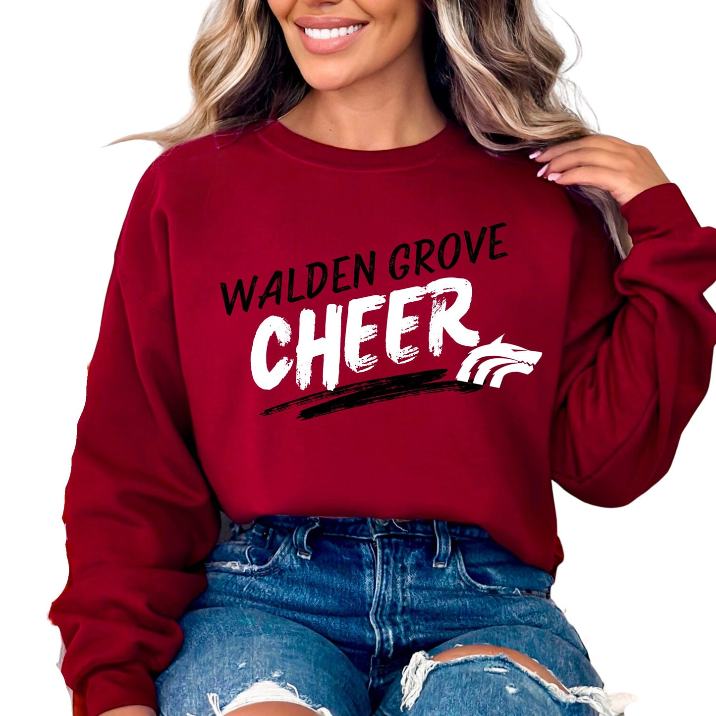 Walden Grove Cheer Design #5 Cotton T-Shirt, Crewneck, or Hoodie Women's or Unisex Adult Sizes