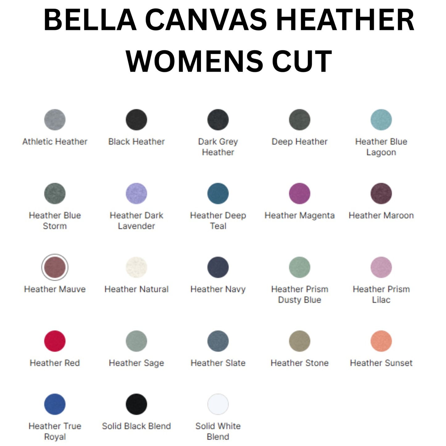 PAL Play & Learn Preschool Bella Canvas WOMEN'S HEATHER T-Shirt, different color options to choose from