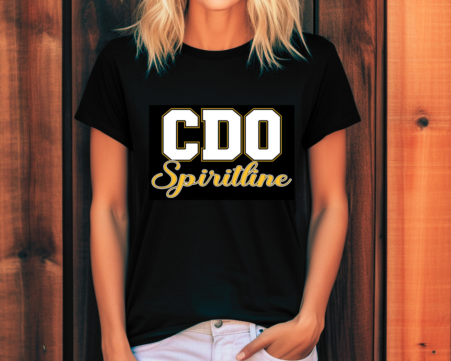 Canyon Del Oro Dorados Cheer Glitter T-shirt