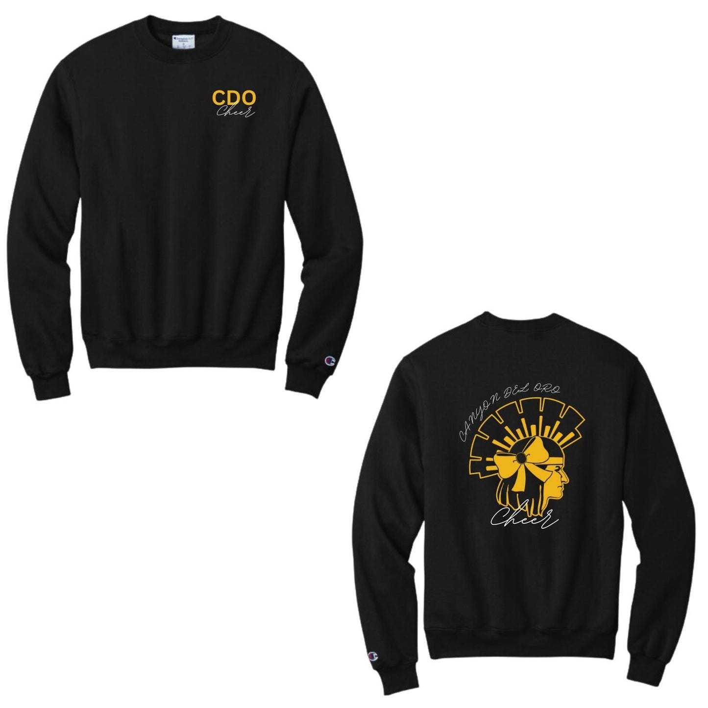 Canyon Del Oro Cheer Champion Brand Crewneck