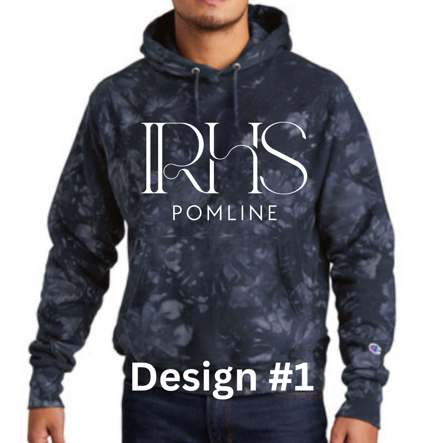 Ironwood Ridge Pomline Navy Tie Dye T-shirt or Hoodie Choose which Design you want