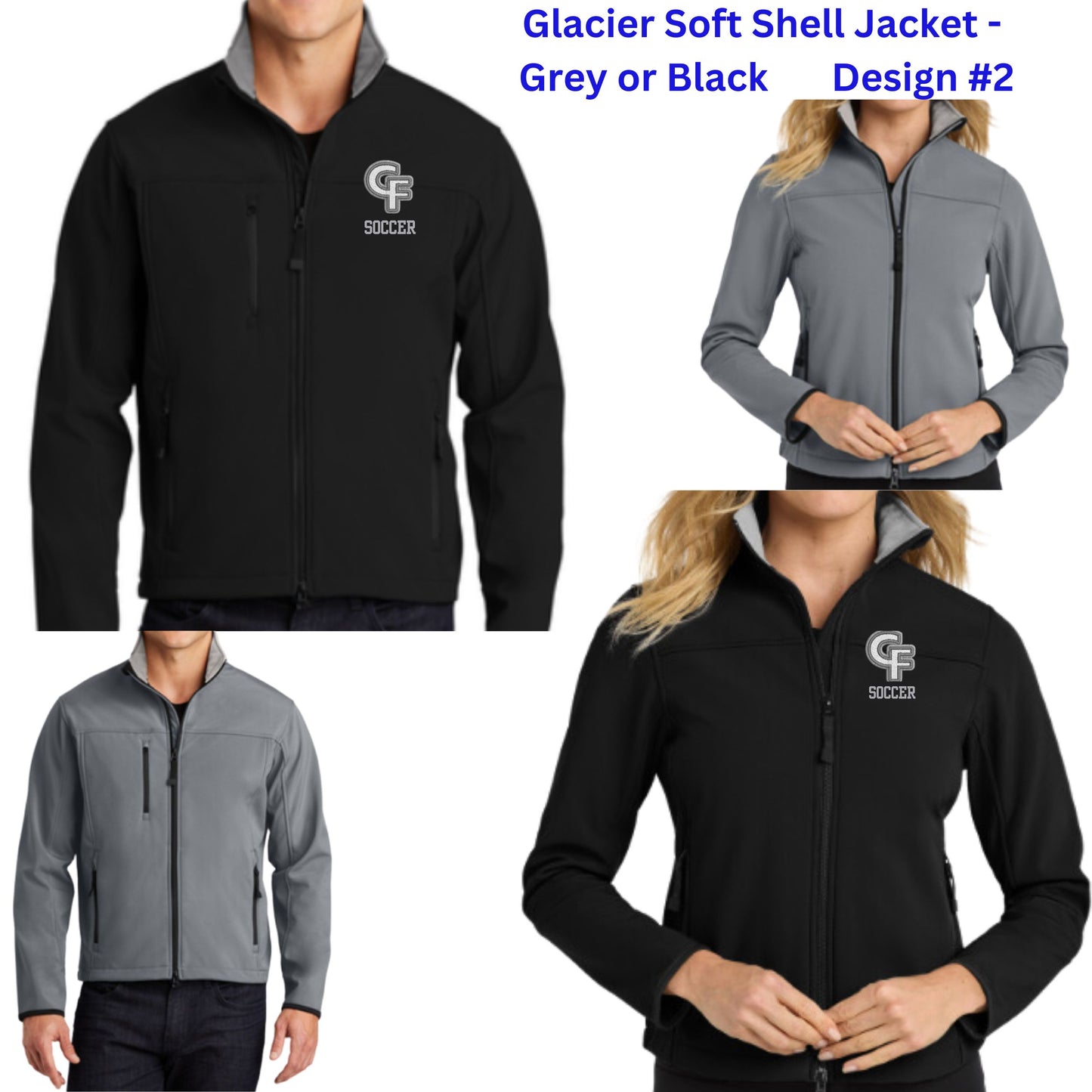 Catalina Foothills Soccer Embroidered Soft Shell Jacket Women's or Men's