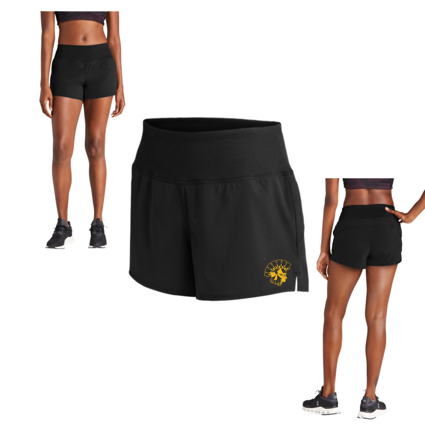 Canyon Del Oro Cheerleading Black Lulu Dupe Shorts