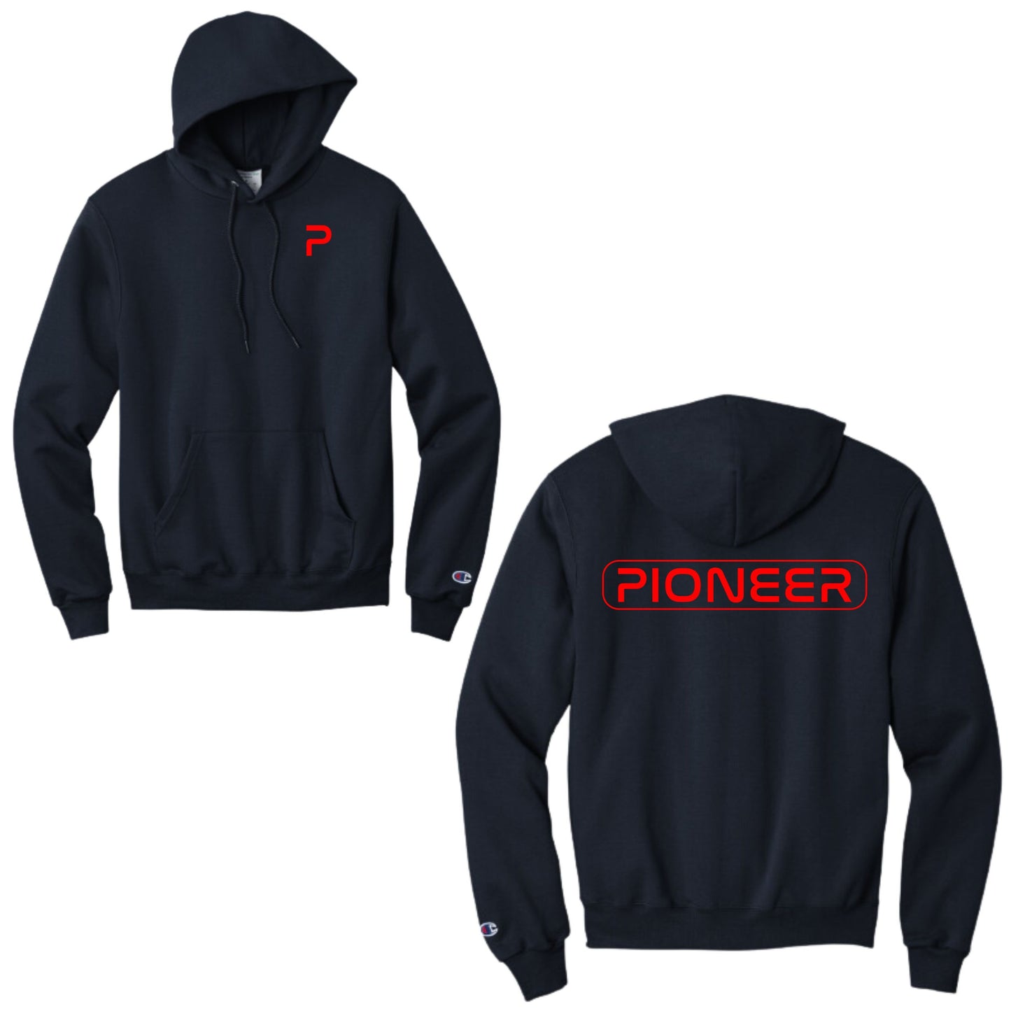 Catalina Foothills Pioneer Robotics Club Navy Champion Hoodie