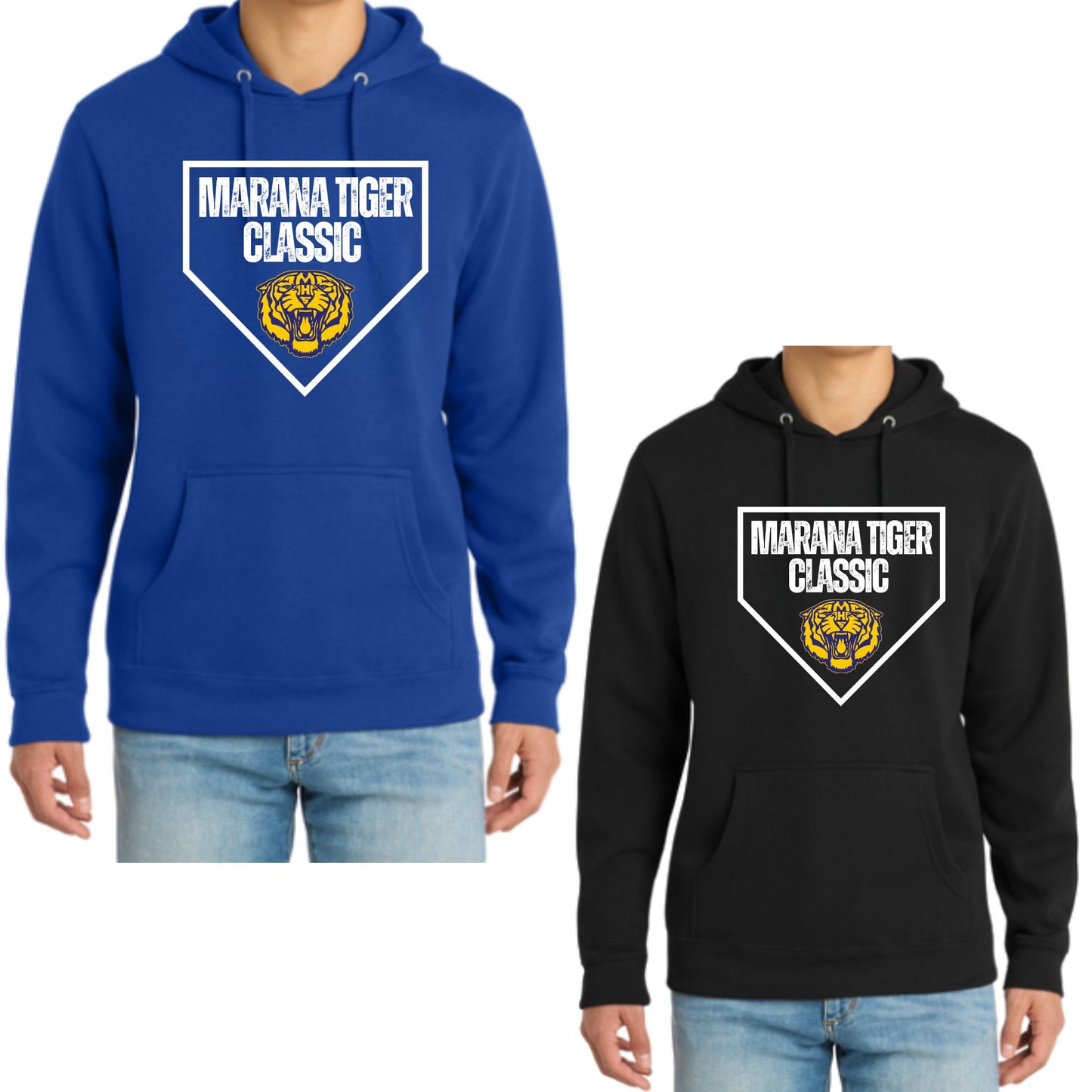 Marana Tigers Classic Baseball Tournament Unisex District V.I.T. Super Soft Hoodie or Crewneck