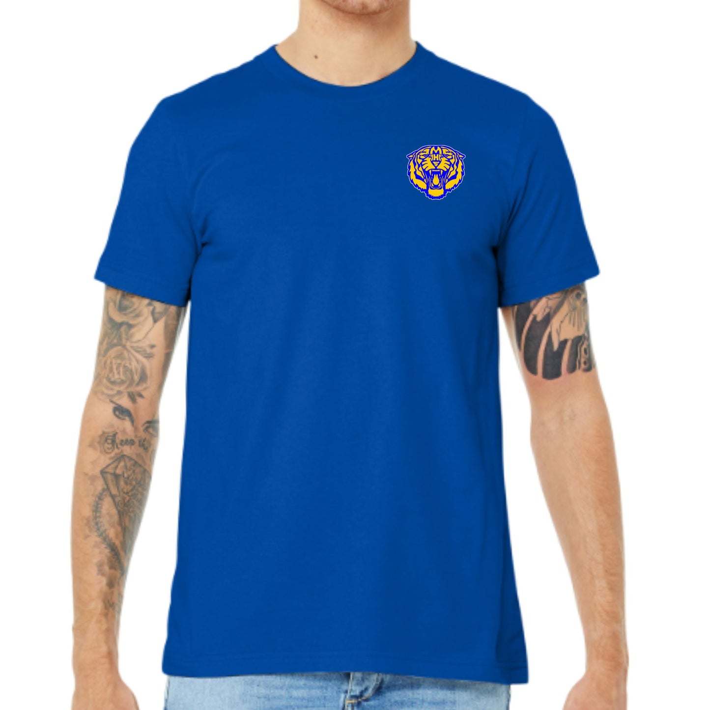 Marana Tiger Logo Bella Canvas T-Shirt Simple