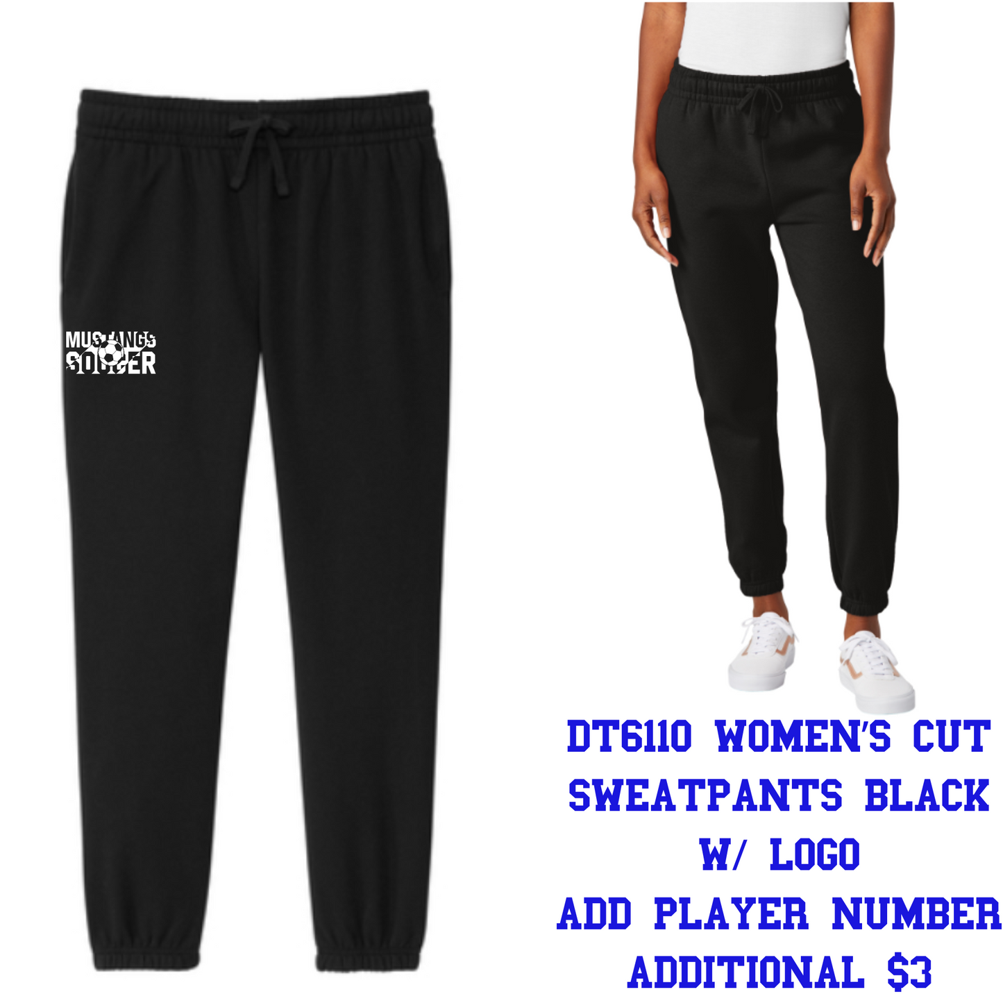 Sahuarita Mustangs Soccer Jogger Sweatpants Women's or Men's