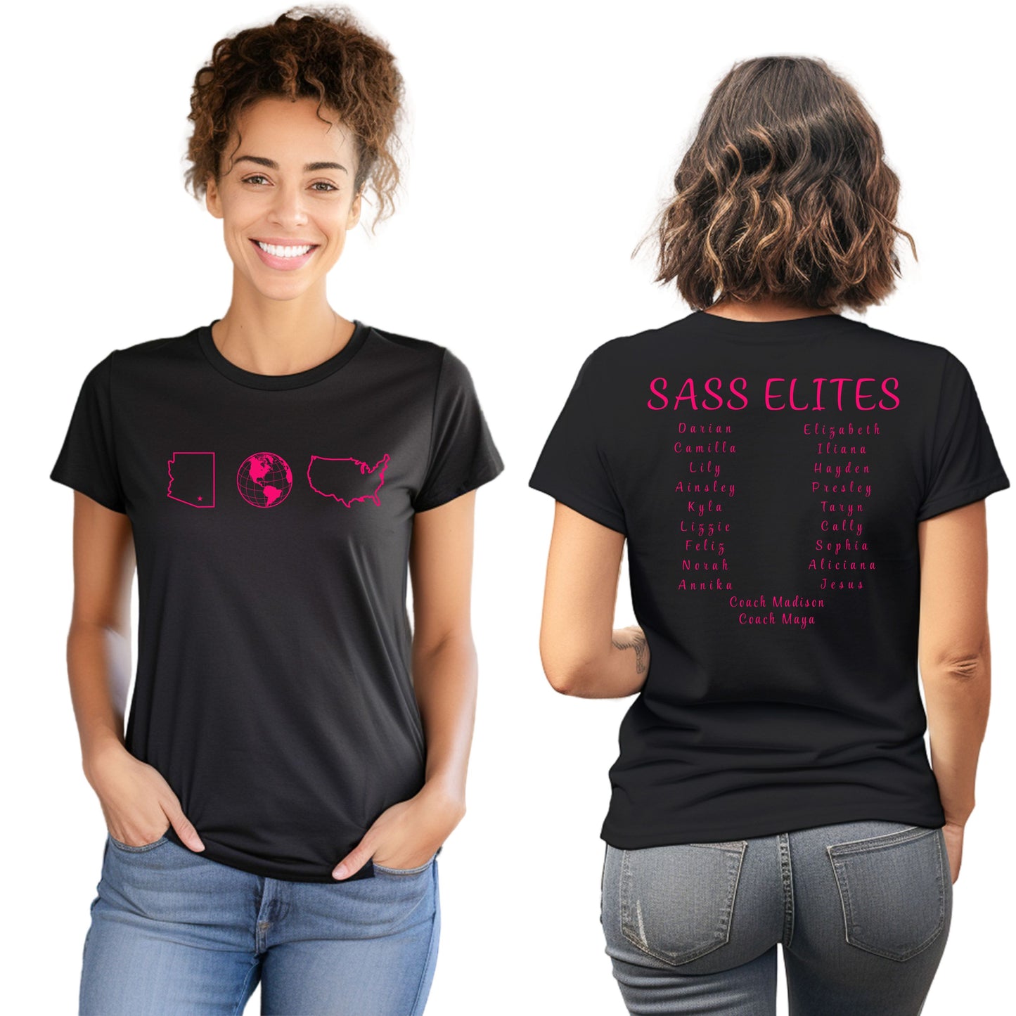 SASS 2025 Worlds T-shirt Bella Canvas Black Women's, Youth, or Unisex