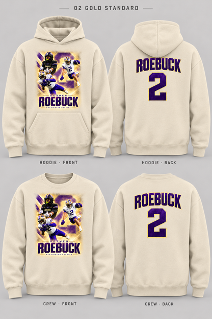 02 Gold Standard Griege Heavyweight Fleece front and back mockup