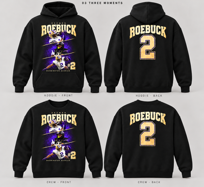 03 Three Moments Black Heavyweight Fleece front and back mockup
