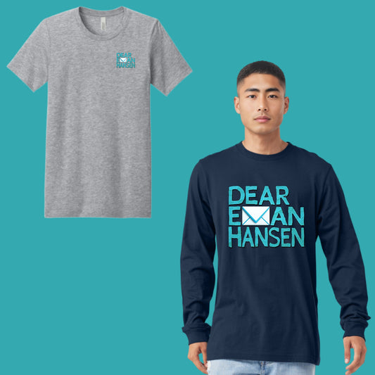 Arts Express Dear Evan Hansen Bella Canvas Cotton Women's or Unisex T-shirt Front and Back Design