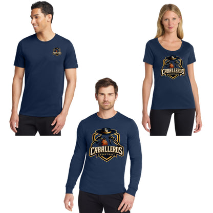Flowing Wells Basketball Unisex & Women's Cotton or Unisex Dri-Fit Short or Longsleeve T-shirt Design #1