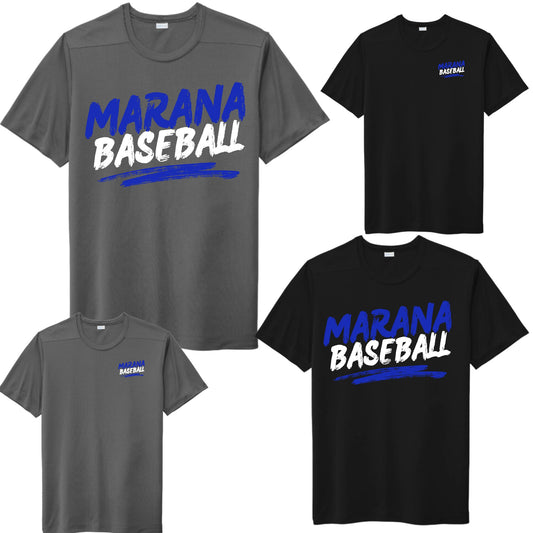 Marana Tigers Baseball Unisex & Women's Cotton or Unisex Dri-Fit Short or Longleeve T-shirt or Tanktop Design #1