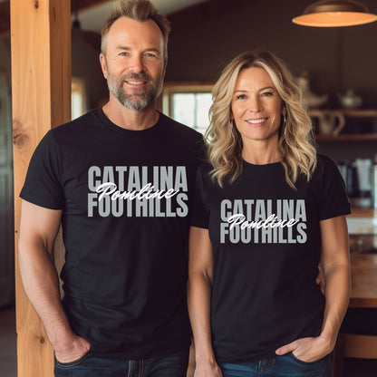 Catalina Foothills Pomline Design #2 Bella Canvas Women's or Unisex T-shirt, Tanktop, Crewneck Sweatshirt, or Hoodie in Black or Blue