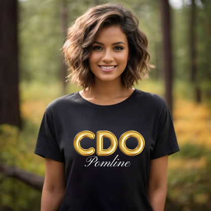 Canyon Del Oro Dorados Pomline or Cheer Bubble letter T-Shirt