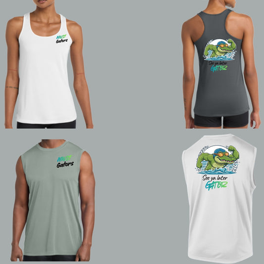 Northwest Gators Swim 2026 Design Dri-Fit Performance Tank Top Women's or Mens