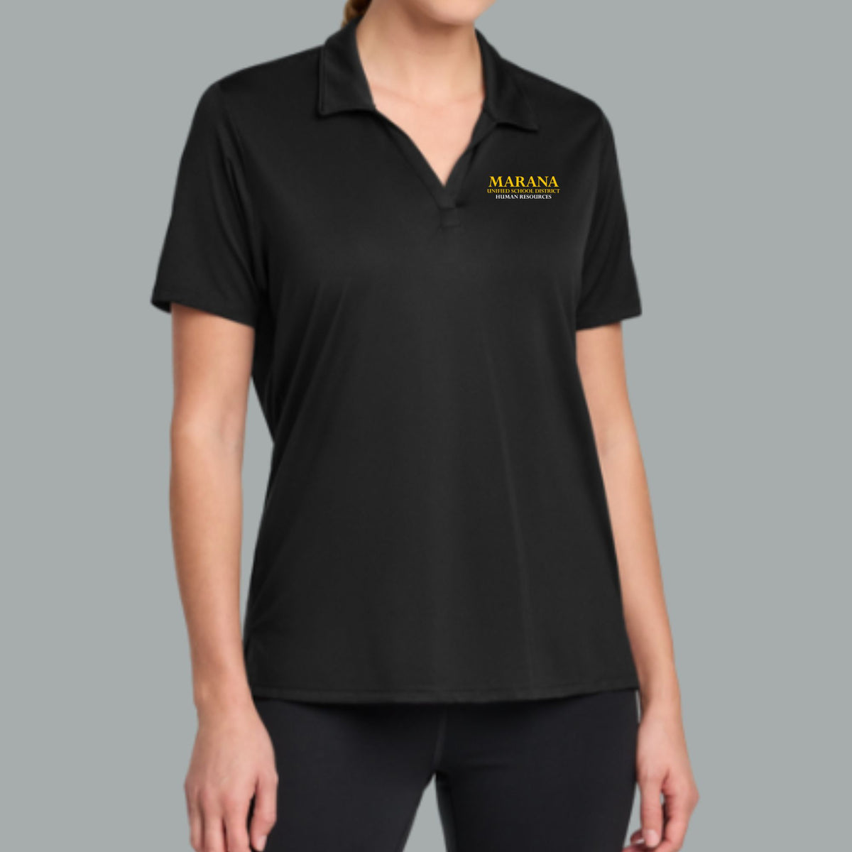 MUSD Human Resources Pink Polo Men's or Women's Cut in Blue, Grey, Black, or Navy