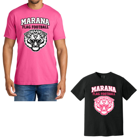 Marana Flag Football Comfort Colors Cotton T-shirt Youth, Women's, or Unisex