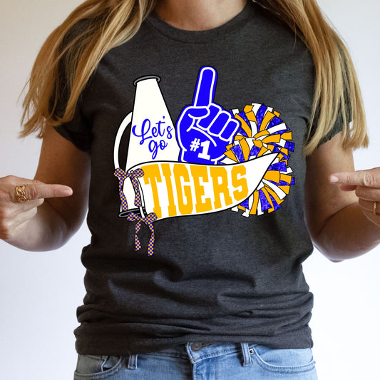 MARANA TIGERS Cheer #2 Design Women's Cut or Unisex T-Shirt, Hoodie, Crewneck Sweatshirt or Tanktop