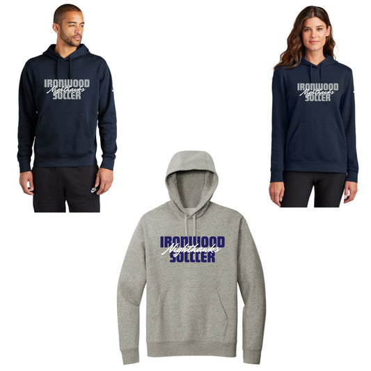 Ironwood Ridge Soccer Design #4 Nike or District Unisex Crewneck or Hoodie Sweatshirt